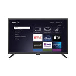 JVC 32-Inch Class LED Roku Smart TV, 720p HD Resolution, Built-in Wi-Fi, and 3 HDMI Ports
