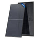 Solar panel with 250W label on a white background