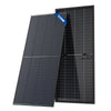 Solar panel with 335W rating on a white background