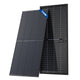 Solar panel with 335W rating on a white background