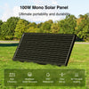 ACOPOWER 100W Rigid Monocrystalline Solar Panel 23% High-Efficiency 12V Off-Grid Battery Charger (1-Pack, 2-Pack, 3-Pack, 4-Pack)