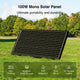 ACOPOWER 100W Rigid Monocrystalline Solar Panel 23% High-Efficiency 12V Off-Grid Battery Charger (1-Pack, 2-Pack, 3-Pack, 4-Pack)