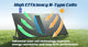Solar panel with high efficiency N-Type Cells technology on a grassy background