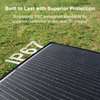 Solar panel on grass with 