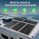 ACOPOWER 75W Rigid Monocrystalline Solar Panel 12V High-Efficiency Off-Grid Battery Charger