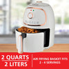 Brentwood 2 Qt 1200W Electric Air Fryer with Timer and Temperature Control and Non-stick Coating