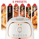 Brentwood 2 Qt 1200W Electric Air Fryer with Timer and Temperature Control and Non-stick Coating
