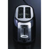 Brentwood 800W Cool-Touch 2-Slice Extra-Wide Slots 6 Levels Defrost Reheat and Cancel Button Toaster