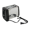 Brentwood 2-Slice Toaster Extra-Wide Slots Stainless Steel