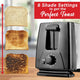 Brentwood 2-Slice Toaster Extra-Wide Slots Stainless Steel