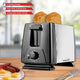 Brentwood 2-Slice Toaster Extra-Wide Slots Stainless Steel