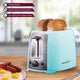 Brentwood 800W Cool-Touch 2-Slice Extra-Wide Slots 6 Levels Defrost Reheat and Cancel Button Toaster