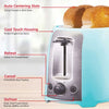 Brentwood 800W Cool-Touch 2-Slice Extra-Wide Slots 6 Levels Defrost Reheat and Cancel Button Toaster