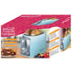 Brentwood 800W Cool-Touch 2-Slice Extra-Wide Slots 6 Levels Defrost Reheat and Cancel Button Toaster