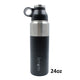 Brentwood 0.7 L Stainless Steel Vacuum Insulated Water Bottle Flip-Sip Lid Leakproof Daily Hydration