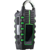 Eton Scorpion II Rugged Portable Multi-Purpose LED Flashlight and Radio, AM/FM/NOAA Weather Band, Solar/Crank Power, and USB Smartphone Charger - Black/Green