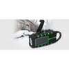 Eton Scorpion II Rugged Portable Multi-Purpose LED Flashlight and Radio, AM/FM/NOAA Weather Band, Solar/Crank Power, and USB Smartphone Charger - Black/Green