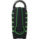 Eton Scorpion II Rugged Portable Multi-Purpose LED Flashlight and Radio, AM/FM/NOAA Weather Band, Solar/Crank Power, and USB Smartphone Charger - Black/Green