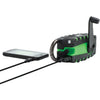 Eton Scorpion II Rugged Portable Multi-Purpose LED Flashlight and Radio, AM/FM/NOAA Weather Band, Solar/Crank Power, and USB Smartphone Charger - Black/Green