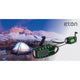 Eton Scorpion II Rugged Portable Multi-Purpose LED Flashlight and Radio, AM/FM/NOAA Weather Band, Solar/Crank Power, and USB Smartphone Charger - Black/Green