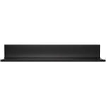 Hangman No-Stud Floating Wall Shelf, 18” x 4.63”, Aluminum, Black, 30 lbs. Capacity