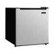 Magic Chef 1.7 cu ft Stainless Steel Compact Mini Refrigerator with Door storage