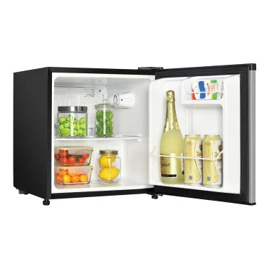 Magic Chef 1.7 cu ft Stainless Steel Compact Mini Refrigerator with Door storage
