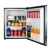 Magic Chef 2.4 cu. ft. Compact Stainless Steel Refrigerator with Reversible  Storage Door