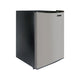 Magic Chef 2.4 cu. ft. Compact Stainless Steel Refrigerator with Reversible  Storage Door