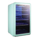 Magic Chef 3.4 cu ft Retro Beverage Cooler with Tinted Double-Pane Glass Door