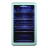 Magic Chef 3.4 cu ft Retro Beverage Cooler with Tinted Double-Pane Glass Door