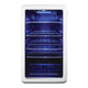 Magic Chef 3.4 cu ft Retro Beverage Cooler with Tinted Double-Pane Glass Door