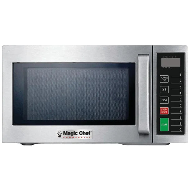 Four à micro-ondes commercial Magic Chef MCCM910ST de 0,9 pi cu, 900 watts, acier inoxydable, appareil de cuisine professionnel