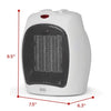 BLACK+DECKER 1,500 Watt Max Ceramic Compact Portable Space Heater with Built-in carry handle & overheat protection