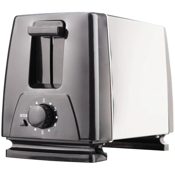 Brentwood 2-Slice Toaster Extra-Wide Slots Stainless Steel