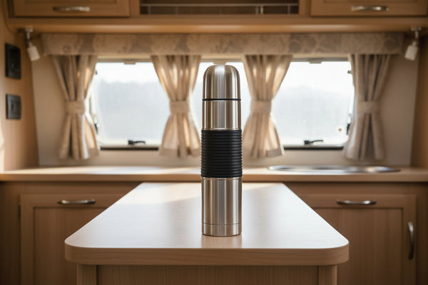 Brentwood 16oz Thermos Stainless Steel Vacuum Insulated Coffee Thermos with Push-to-Pour Spout – Silver