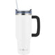 Brentwood Geojug40 oz Insulated Tumbler – Double-Wall Vacuum, Handle Lid & Straw