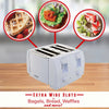 Brentwood 1300W 4-Slice 2 Control Knob Six Levels Stainless Steel Toasters