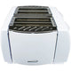Brentwood 1300W 4-Slice 2 Control Knob Six Levels Stainless Steel Toasters