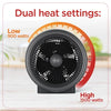 BLACK+DECKER Portable 1500 Watt  Electric 2 and 1 Space Heater and Fan Digital Thermostat with overheat protection