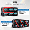ACOPOWER Stackable Li-Cube 12.8V LiFePO4 Lithium RV and Van Deep Cycle Battery with Smart BMS Multiple Pack Sizes (1-6)