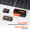 ACOPOWER 12.8V 200Ah LiFePO4 Lithium 4000+ Cycles Smart BMS Deep Cycle RV Solar Marine Home Storage Battery