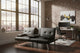 65" Convertible Sofa Futon Faux Leather 6-Inch Foam