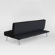 Twin Convertible Futon Sofa Bed Polyester Blend 7-inch