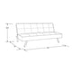 Twin Convertible Futon Sofa Bed Polyester Blend 7-inch