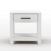 Fast Furnishings Farmhouse Traditional Rustic Solid Wood 1-Drawer End Table Nightstand 22.5"H x 22.25"W x 17"D