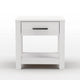 Fast Furnishings Farmhouse Traditional Rustic Solid Wood 1-Drawer End Table Nightstand 22.5"H x 22.25"W x 17"D