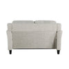 Gray sofa on a white background