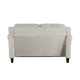 Gray sofa on a white background