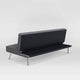Twin Convertible Futon Sofa Bed Polyester Blend 7-inch